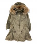 BURBERRY BLUE LABELバーバリー ブルー レーベル）の古着「モッズコート」｜グリーン