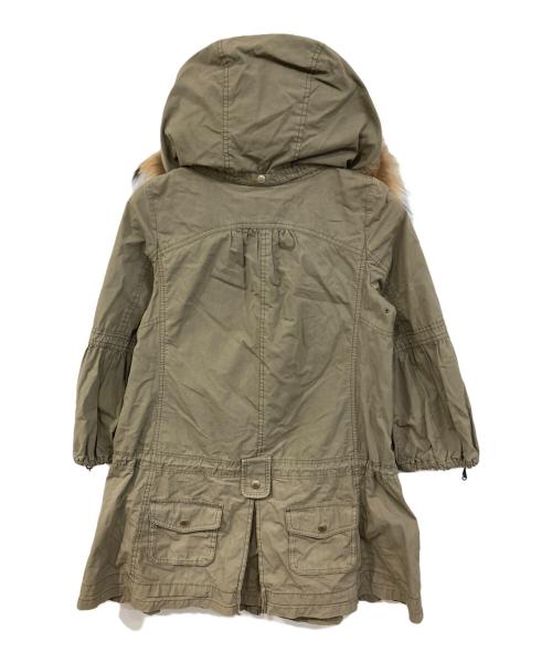 BURBERRY BLUE LABEL（バーバリー ブルー レーベル）BURBERRY BLUE LABEL (バーバリー ブルー レーベル) モッズコート グリーン サイズ:SIZE 38の古着・服飾アイテム