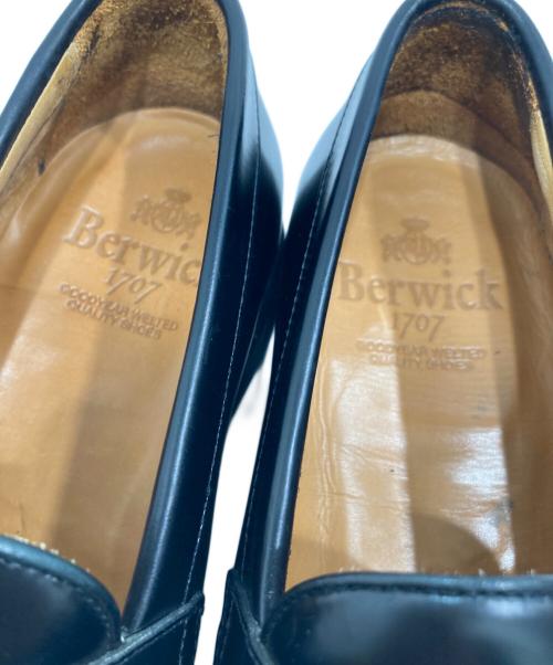 berwick（バーウィック）berwick (バーウィック) コインローファー ブラック サイズ:5　2/1の古着・服飾アイテム