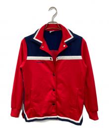 adidas（アディダス）の古着「70’s 西ドイツ スナップパッチ トラックジャケット」｜レッド×ネイビー