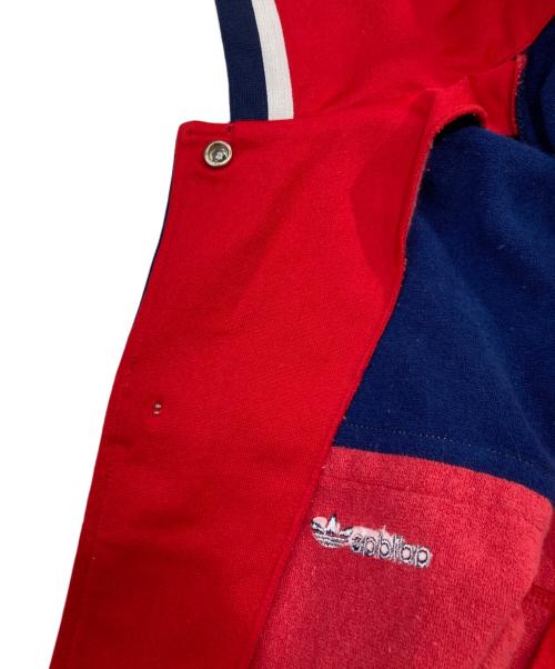 adidas（アディダス）adidas (アディダス) 70’s 西ドイツ スナップパッチ トラックジャケット レッド×ネイビー サイズ:SIZE Mの古着・服飾アイテム