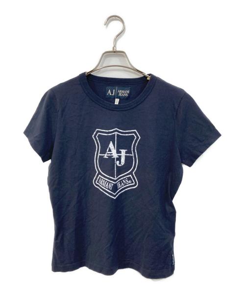 ARMANI JEANS（アルマーニジーンズ）ARMANI JEANS (アルマーニジーンズ) 半袖カットソー ネイビー サイズ:SIZE Sの古着・服飾アイテム