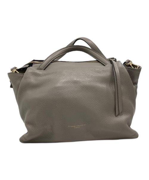 GIANNI CHIARINI（ジャンニ キアリーニ）GIANNI CHIARINI (ジャンニ キアリーニ) 2WAYショルダーバッグ グレーの古着・服飾アイテム