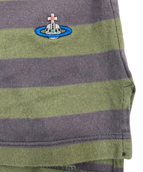 Vivienne Westwood man（ヴィヴィアン ウェストウッド マン）Vivienne Westwood man (ヴィヴィアン ウェストウッド マン) Vネックカットソー グリーン サイズ:SIZE 46の古着・服飾アイテム
