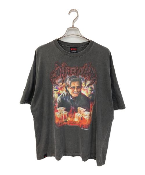 NETFLIX（ネットフリックス）NETFLIX JUN (ジュン) NETFLIX Swindlers Original Graphic S/S Tee/ネットフリックス スウィンドラーズ オリジナル グラフィック ショートスリーブ ティー グレー サイズ:SIZE XLの古着・服飾アイテム