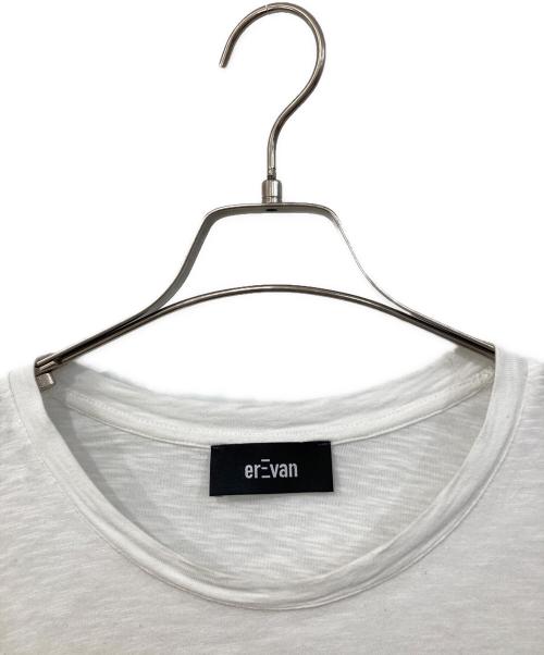 erEvan（エレヴァン）erEvan (エレヴァン) SG TEE コットン Tシャツ ホワイト サイズ:SIZE Lの古着・服飾アイテム
