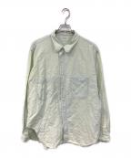 NICENESSナイスネス）の古着「ELMES アーティキュレイテッドシャツ」｜ICE BLUE