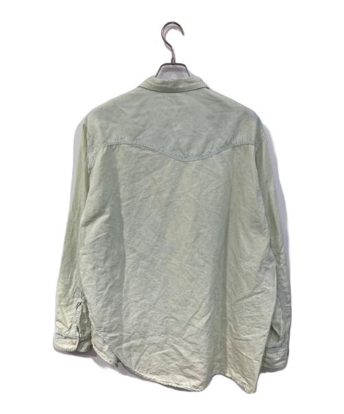 NICENESS（ナイスネス）NICENESS (ナイスネス) ELMES アーティキュレイテッドシャツ ICE BLUE サイズ:SIZE Lの古着・服飾アイテム