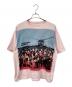 NICENESS（ナイスネス）の古着「ED ハンドステンシルプリント Tee」｜ピンク