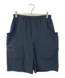 CLASS（クラス）の古着「STRETCH NYLON SHORT PANTS/ストレッチ ナイロン ショートパンツ」｜ネイビー