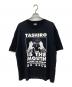 TASHIRO IS THE MOUTH（タシロ・イズ・ザ・マウス）の古着「プリントTシャツ」｜ブラック