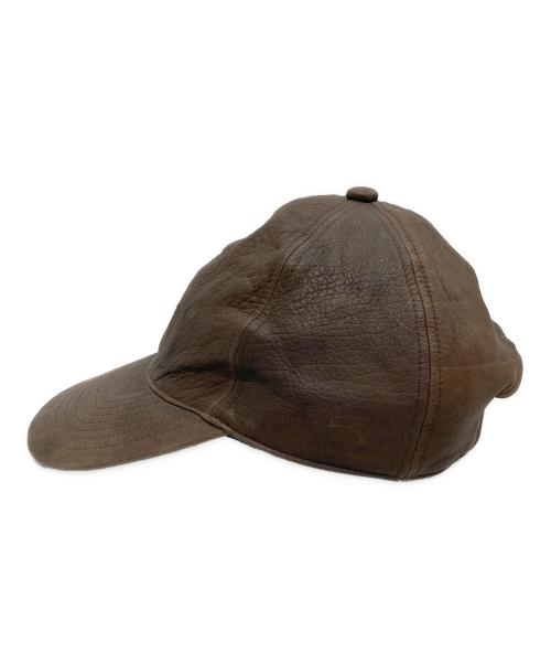 NEAT（ニート）NEAT (ニート) レザーキャップ ブラウンの古着・服飾アイテム