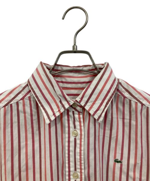 LACOSTE（ラコステ）LACOSTE (ラコステ) 半袖シャツ ピンク サイズ:SIZE 42の古着・服飾アイテム