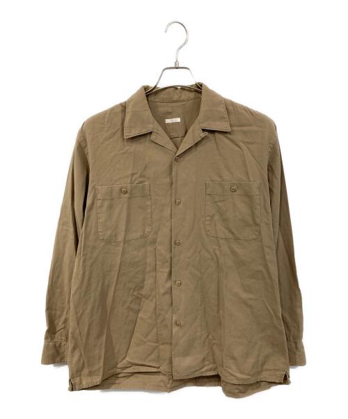 COMOLI（コモリ）COMOLI (コモリ) コットンネル オープンカラーシャツ ベージュ サイズ:2の古着・服飾アイテム