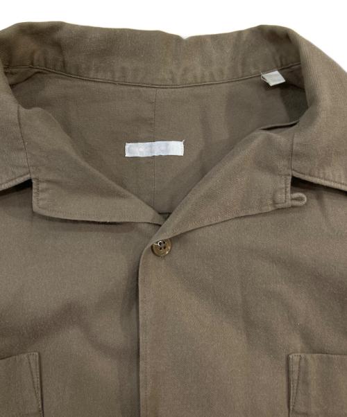 COMOLI（コモリ）COMOLI (コモリ) コットンネル オープンカラーシャツ ベージュ サイズ:2の古着・服飾アイテム