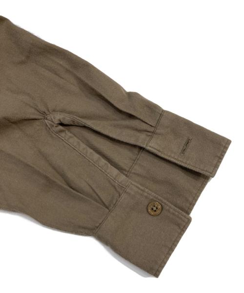 COMOLI（コモリ）COMOLI (コモリ) コットンネル オープンカラーシャツ ベージュ サイズ:2の古着・服飾アイテム