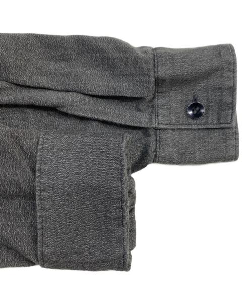 COMOLI（コモリ）COMOLI (コモリ) ヨリ杢 オープンカラーシャツ グレー サイズ:SIZE 2の古着・服飾アイテム