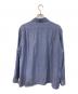 COMOLI (コモリ) ヴィスコースウール オープンカラーシャツ ブルー サイズ:SIZE 2：17000円