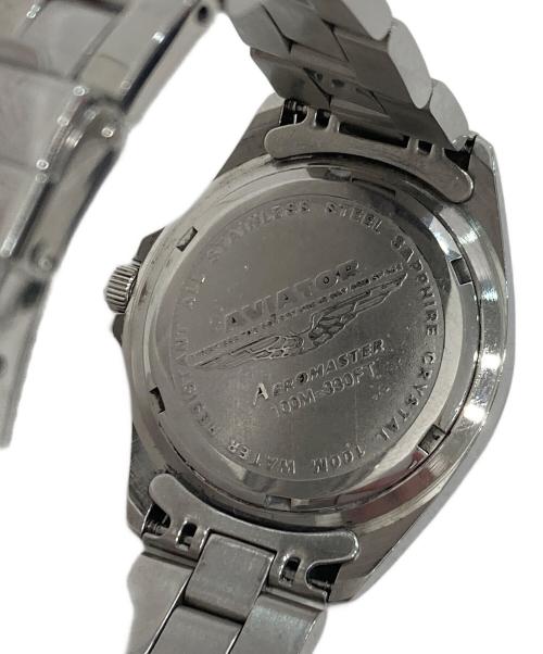 AVIATOR（アヴィエイター）AVIATOR (アヴィエイター) AEROMASTER リストウォッチ ブラックの古着・服飾アイテム