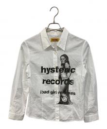 Hysteric Glamour（ヒステリックグラマー）の古着「BAD GIRL REMIXES コンパクトシャツ」｜ホワイト