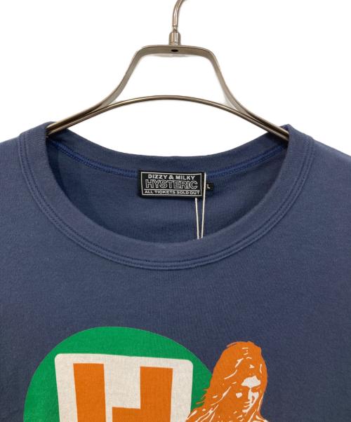 Hysteric Glamour（ヒステリックグラマー）Hysteric Glamour (ヒステリックグラマー) H HOURS Tシャツ/エイチ アワーズ ネイビー サイズ:SIZE Lの古着・服飾アイテム