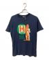 Hysteric Glamour（ヒステリックグラマー）の古着「H HOURS Tシャツ/エイチ アワーズ」｜ネイビー