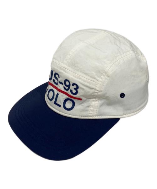 POLO RALPH LAUREN（ポロ・ラルフローレン）POLO RALPH LAUREN (ポロ・ラルフローレン) キャップ アイボリーの古着・服飾アイテム