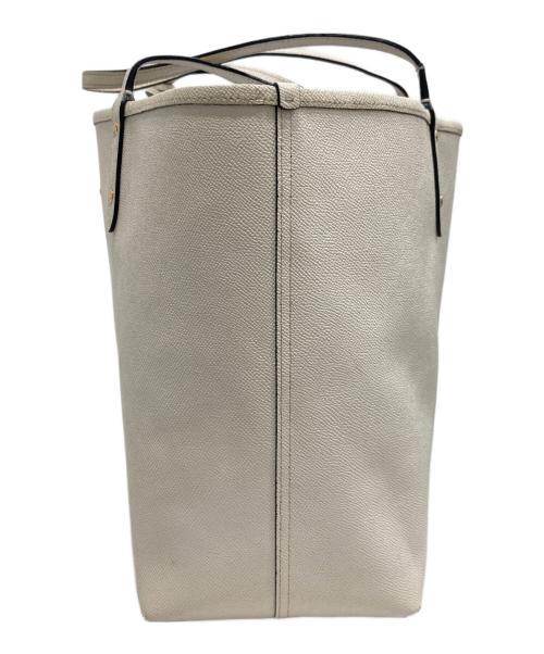 COACH（コーチ）COACH (コーチ) リバーシブルトートバッグ アイボリー×ブラックの古着・服飾アイテム