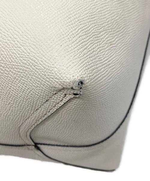 COACH（コーチ）COACH (コーチ) リバーシブルトートバッグ アイボリー×ブラックの古着・服飾アイテム