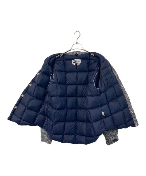 Crescent Down Works（クレセントダウンワークス）Crescent Down Works (クレセントダウンワークス) ヒッコリーストライプ ダウンシャツ ネイビー サイズ:SIZE Lの古着・服飾アイテム