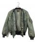 中古・古着 REAL SIMONS (リアル・シモンズ) MA-1 フライトジャケット グリーン サイズ:SIZE L：15000円
