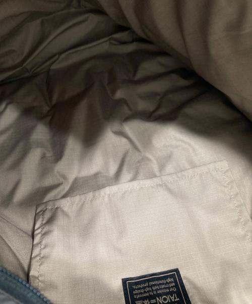 TAION（タイオン）TAION (タイオン) JOURNAL STANDARD (ジャーナルスタンダード) 別注 ミリタリーダウン ヘルメットバッグ グレーの古着・服飾アイテム