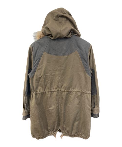 stussy（ステューシー）stussy (ステューシー) モッズコート ブラウン サイズ:SIZE Mの古着・服飾アイテム