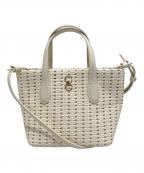 CAFUNEカフネ）の古着「Mini Hexa Tote/ミニ ヘキサ トート」｜ホワイト