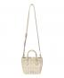 CAFUNE (カフネ) Mini Hexa Tote/ミニ ヘキサ トート ホワイト：11000円