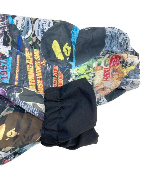 A BATHING APE（アベイシングエイプ）A BATHING APE (アベイシングエイプ) BAPE Flyer Pattern Reversible Coach Jacket/ベイプ フライヤー パターン リバーシブル コーチジャケット マルチカラー サイズ:SIZE Mの古着・服飾アイテム