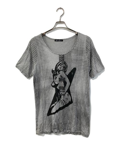 Hysteric Glamour（ヒステリックグラマー）Hysteric Glamour (ヒステリックグラマー) ギターガールTEE グレー サイズ:SIZE Freeの古着・服飾アイテム