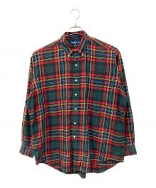 RALPH LAUREN（ラルフローレン）の古着「チェックシャツ」｜レッド
