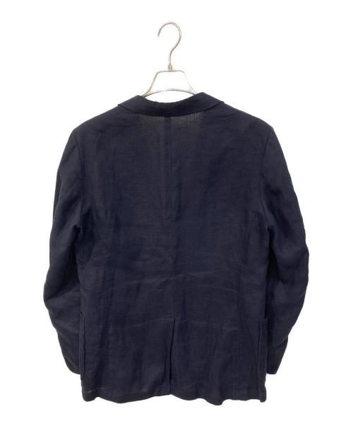 Maker's Shirt 鎌倉（メーカーズシャツカマクラ）Maker's Shirt 鎌倉 (メーカーズシャツカマクラ) リネンテーラードジャケット ネイビー サイズ:SIZE Mの古着・服飾アイテム