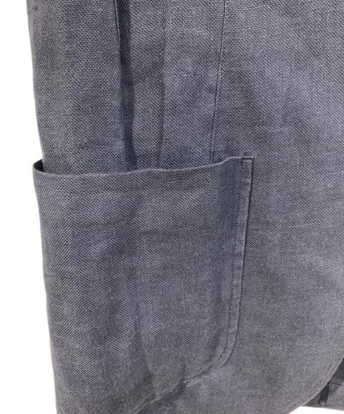 Maker's Shirt 鎌倉（メーカーズシャツカマクラ）Maker's Shirt 鎌倉 (メーカーズシャツカマクラ) リネンテーラードジャケット ネイビー サイズ:SIZE Mの古着・服飾アイテム