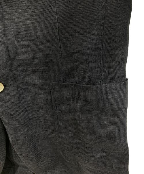 Maker's Shirt 鎌倉（メーカーズシャツカマクラ）Maker's Shirt 鎌倉 (メーカーズシャツカマクラ) リネンテーラードジャケット ネイビー サイズ:SIZE Mの古着・服飾アイテム