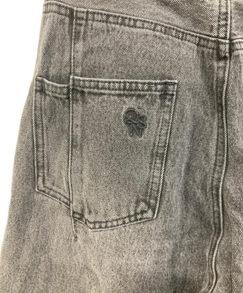 Q.anos（キュアノス）Q.anos (キュアノス) サイドタックデニム ブラック サイズ:SIZE 0の古着・服飾アイテム