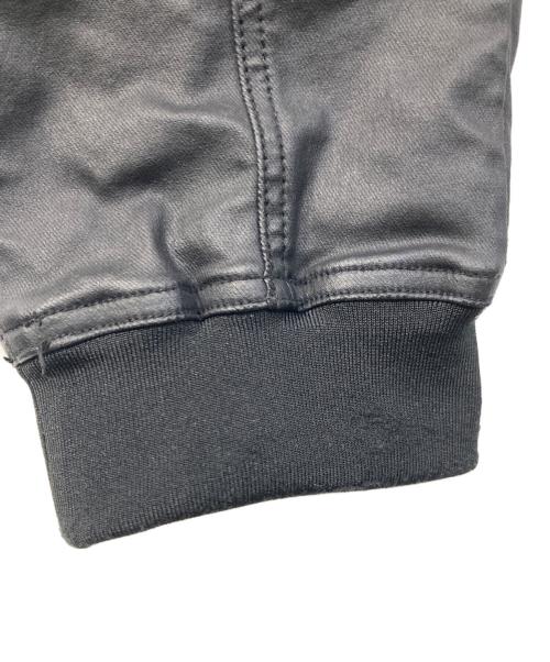 DANKE SCHON（ダンケ シェーン）DANKE SCHON (ダンケ シェーン) レザードローストリング カーゴパンツ ブラック サイズ:SIZE Sの古着・服飾アイテム