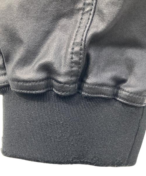 DANKE SCHON（ダンケ シェーン）DANKE SCHON (ダンケ シェーン) レザードローストリング カーゴパンツ ブラック サイズ:SIZE Sの古着・服飾アイテム