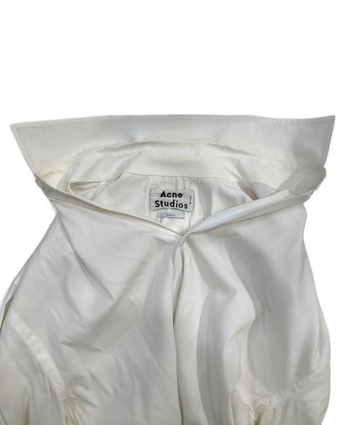 Acne studios（アクネ ストゥディオズ）Acne studios (アクネ ストゥディオズ) ボタンアップシャツ ホワイト サイズ:SIZE46の古着・服飾アイテム