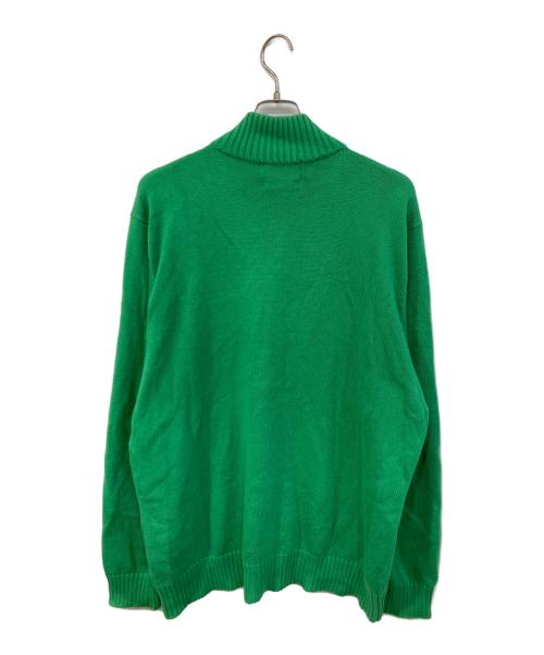 POLO RALPH LAUREN（ポロ・ラルフローレン）POLO RALPH LAUREN (ポロ・ラルフローレン) ハーフジップニット グリーン サイズ:SIZE XLの古着・服飾アイテム