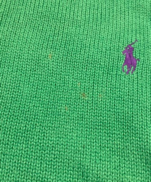 POLO RALPH LAUREN（ポロ・ラルフローレン）POLO RALPH LAUREN (ポロ・ラルフローレン) ハーフジップニット グリーン サイズ:SIZE XLの古着・服飾アイテム