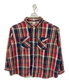 CarHartt（カーハート）の古着「ヘビーチェックネルシャツ」｜レッド
