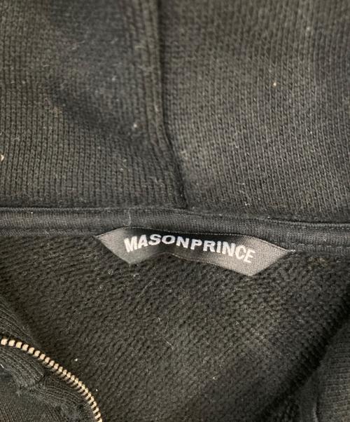 masonprince（メゾンプリンス）masonprince (メゾンプリンス) 加工ジップパーカー ブラック サイズ:1の古着・服飾アイテム