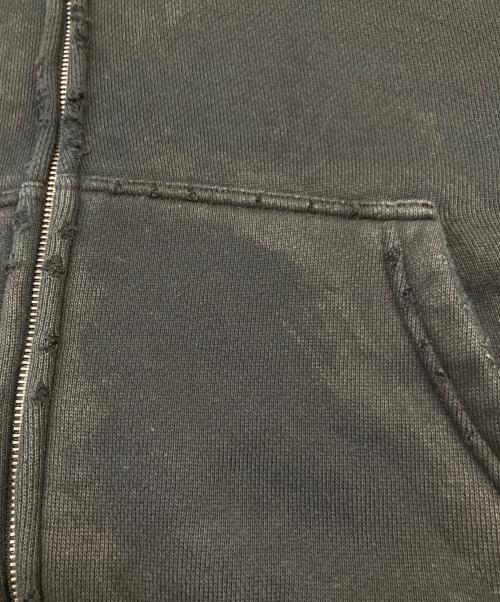 masonprince（メゾンプリンス）masonprince (メゾンプリンス) 加工ジップパーカー ブラック サイズ:1の古着・服飾アイテム